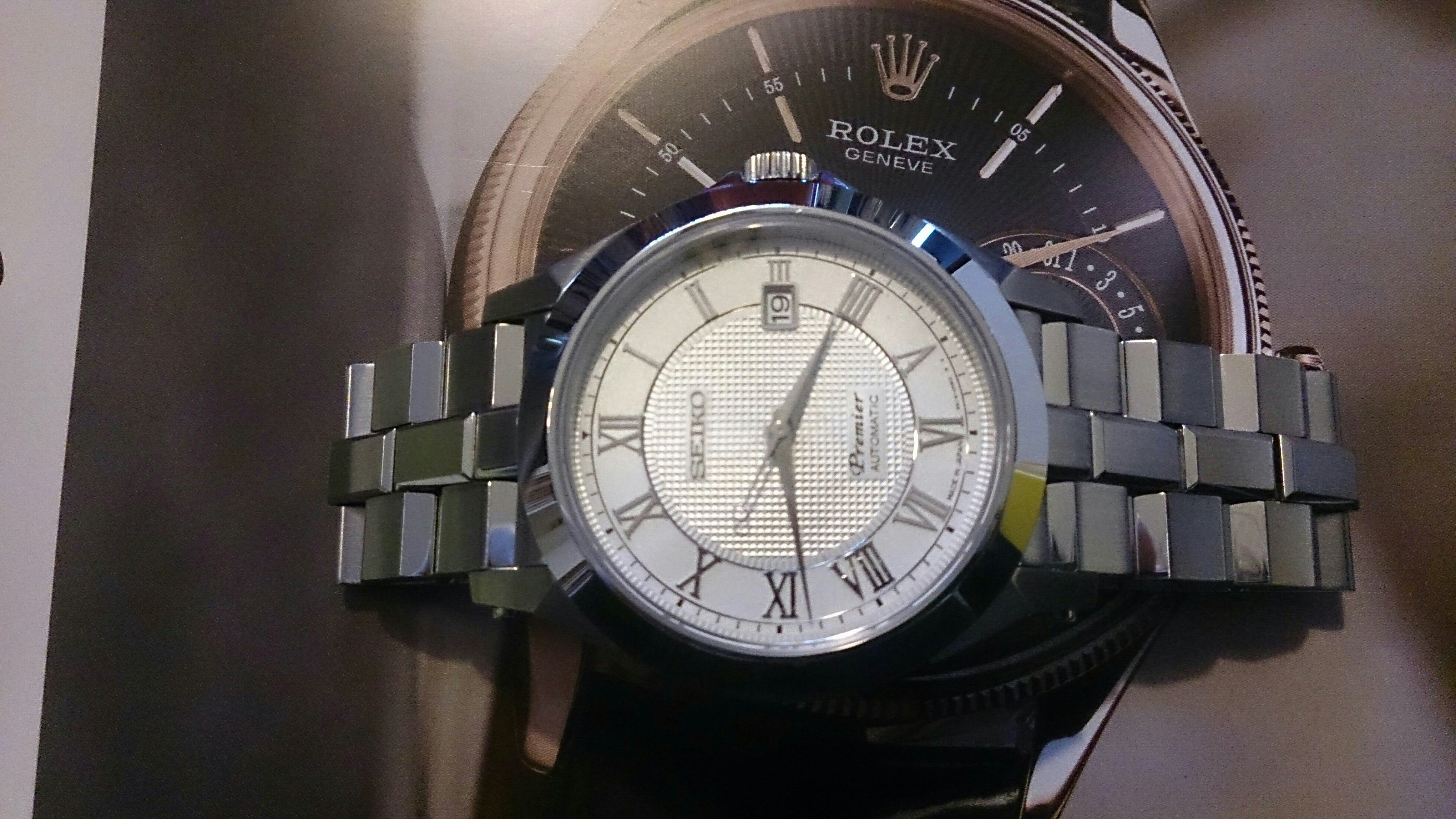 腕時計 Seiko Premier Spb007j1 Customized その2 ブレスレットデザイン 着用感 腕時計 革靴 万年筆愛好倶楽部